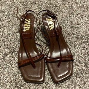 Zara strap heels
